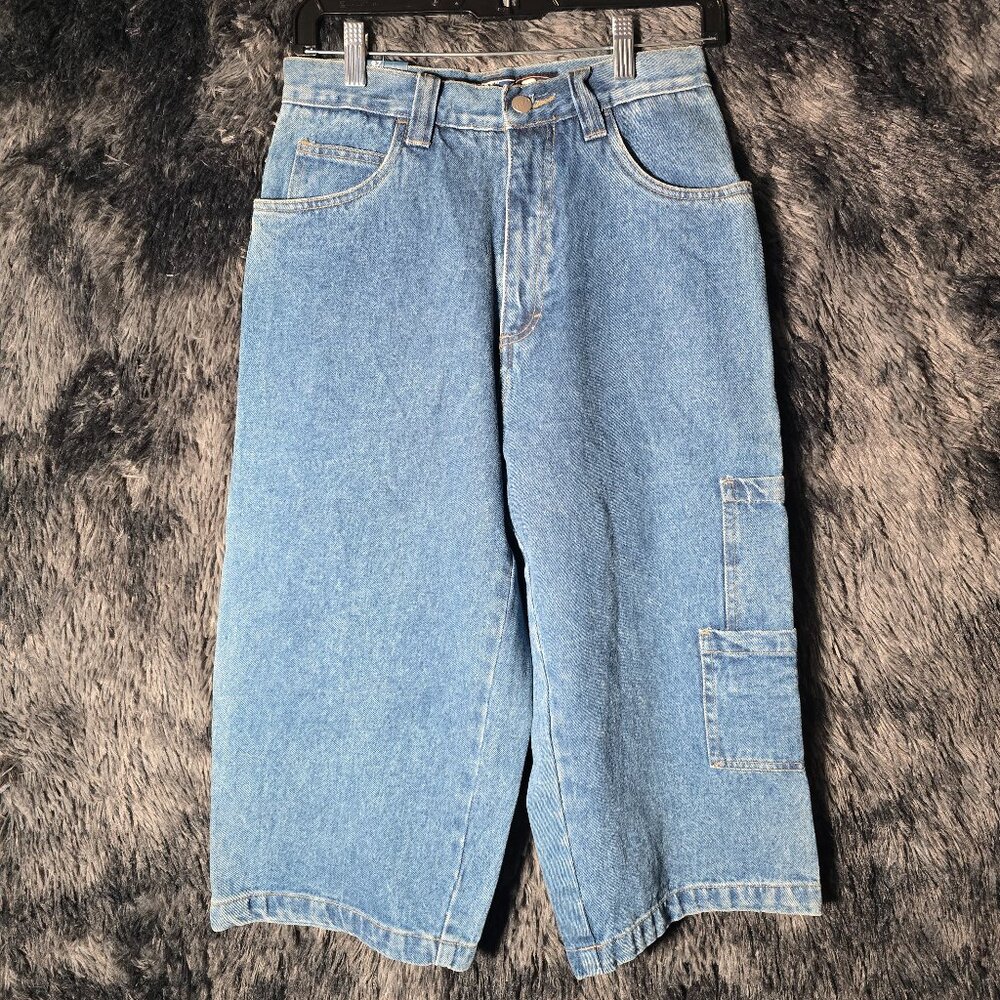 OTB On The Brink Denim Carpenter Shorts Men’s 28 Y2K Vintage Deadstock
